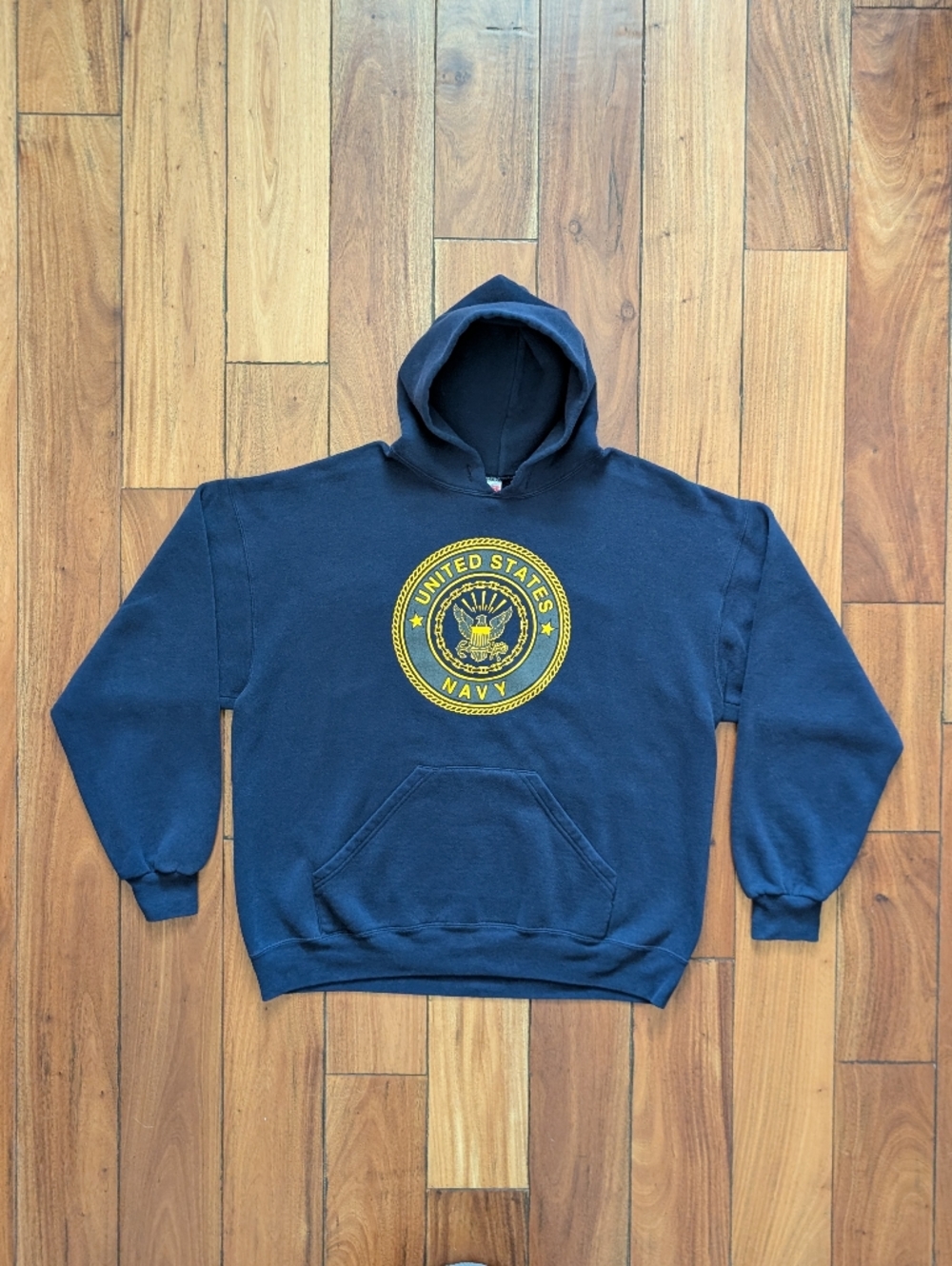 U.S. Navy Vintage Hooded Sweatshirt (XL)